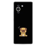 Kılıfland Huawei Nova 10 ile Uyumlu Silikon Kılıf, Platinium Series, Uyuyan Köpek Desenli, Siyah