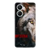 Kılıfland Huawei Nova 10 Se Silikon Kılıf, Wolf Eyes Desen, Siyah