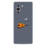 Kılıfland Huawei Nova 10 Uyumlu Kılıf, Silikon, Resimli Desenli Baskılı, Orange Escape, Gri