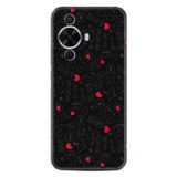 Kılıfland Huawei Nova 12S ile Uyumlu Kılıf, Boutique Baskılı, Siyah, Kalp ve Ok Deseni