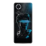 Kılıfland Huawei Nova 9 ile Uyumlu Silikon Kılıf, Desen Özel Seri Alone 1668, Siyah