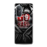 Kılıfland Huawei Nova 9 Se ile Uyumlu Kılıf, Resimli Desenli, Silikon, Platinium Series, Go Hard, Siyah