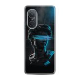Kılıfland Huawei Nova 9 SE ile Uyumlu Silikon Kılıf, Desenli Özel Seri Alone 1668, Siyah