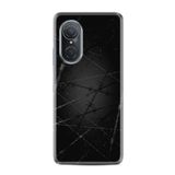 Kılıfland Huawei Nova 9 SE ile Uyumlu Silikon Kılıf, Dikenli Tel Desen, Siyah