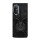 Kılıfland Huawei Nova 9 Se ile Uyumlu Silikon Kılıf, Resimli Desenli Baskılı, Black Fox, Siyah