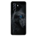 Kılıfland Huawei Nova Y70 ile Uyumlu Kılıf, Resimli Desenli Silikon, Platinium Series, Dark Wolfs, Siyah