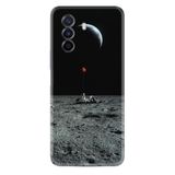 Kılıfland Huawei Nova Y70 ile Uyumlu Silikon Kılıf, Desen, Astronot Red Balon, Siyah