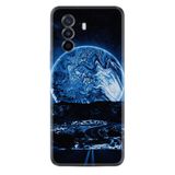 Kılıfland Huawei Nova Y70 ile Uyumlu Silikon Kılıf, Desen, Mavi Gece