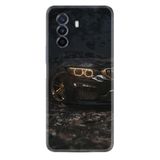Kılıfland Huawei Nova Y70 ile Uyumlu Silikon Kılıf, Desen Özel Seri, Black Car, Siyah
