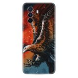 Kılıfland Huawei Nova Y70 ile Uyumlu Silikon Kılıf, Desen Özel Seri, Kartal Uçarken, Çok Renkli
