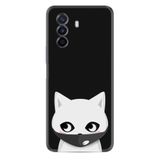 Kılıfland Huawei Nova Y70 ile Uyumlu Silikon Kılıf, Desen Özel Seri, Pandemi Cat, Siyah