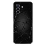 Kılıfland Huawei Nova Y70 ile Uyumlu Silikon Kılıf, Dikenli Tel Desen, Siyah