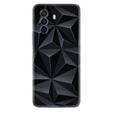 Kılıfland Huawei Nova Y70 ile Uyumlu Silikon Kılıf, Prizma Desen, Siyah