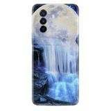 Kılıfland Huawei Nova Y70 ile Uyumlu Silikon Kılıf, Resimli Desenli Baskılı, Blue Moon