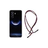 kilifland Huawei Nova Y70 Kılıf Resimli Desenli Silikon Platinium Series Midnight Moon 1802