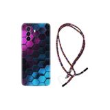 kilifland Huawei Nova Y70 Kılıf Resimli Desenli Silikon Platinium Series Petek 1825