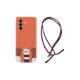 kilifland Huawei Nova Y70 Kılıf Resimli Desenli Silikon Platinium Series Three Hand 1818