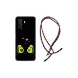 kilifland Huawei Nova Y70 Kılıf Silikon Desen Özel Seri Aşık Avokadolar 1642