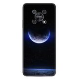 Kılıfland Huawei Nova Y90 ile Uyumlu Kılıf, Resimli Desenli Silikon, Platinium Series, Midnight Moon, Siyah