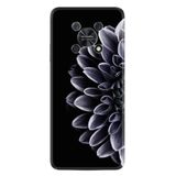 Kılıfland Huawei Nova Y90 ile Uyumlu Silikon Kılıf, Çiçek Deseni, Siyah
