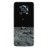 Kılıfland Huawei Nova Y90 ile Uyumlu Silikon Kılıf, Desen, Astronot Red Balon, Siyah