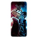Kılıfland Huawei Nova Y90 ile Uyumlu Silikon Kılıf, Desen Özel Seri Play Me 1757, Siyah