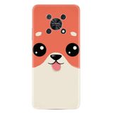 Kılıfland Huawei Nova Y90 ile Uyumlu Silikon Kılıf, Desen, Sevimli Köpek, Turuncu