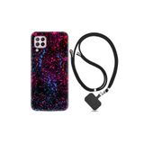 kilifland Huawei P40 Lite ile Uyumlu Kılıf Silikon Ipli Boyun Askılı Desenli Boyalar 1660