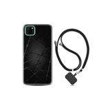 kilifland Huawei Y5p ile Uyumlu Kılıf Silikon Desen Boyun Askılı Dikenli Tel 1779