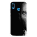 Kılıfland Huawei Y7 2019 ile Uyumlu Silikon Kılıf, Atatürk Portre 3, Siyah