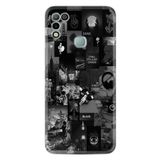 Kılıfland Infinix Hot 10 Play ile Uyumlu Telefon Kılıfı, Silikon, Siyah, Hayat Serisi Desenli