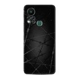 Kılıfland Infinix Hot 11s ile Uyumlu Silikon Kılıf, Dikenli Tel Desen, Siyah