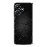 Kılıfland Infinix Hot 30i ile Uyumlu Silikon Kılıf, Desen Özel Seri, Dikenli Tel, Siyah