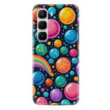 Kılıfland Infinix Hot 60 ile Uyumlu Kılıf, Silikon, Baskılı Balonlar Tasarımı, Renkli