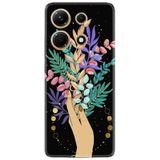 Kılıfland Infinix Note 30 ile Uyumlu Telefon Kılıfı, Hayat Serisi Desenli, Silikon, Siyah