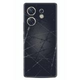 Kılıfland Infinix Zero 30 4G ile Uyumlu Silikon Kılıf, Dikenli Tel Desen, Siyah