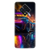 Kılıfland Infinix Zero 8 ile Uyumlu Telefon Kılıfı, Silikon, Hayat Serisi Desenli Arabalar, Siyah