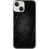 Kılıfland iPhone 13 Uyumlu Silikon Kılıf, Desen Exclusive Dikenli Tel, Siyah