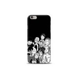 Kılıfland iPhone 6 Plus ile Uyumlu Anime Tasarımlı Telefon Kılıfı, Silikon, Siyah