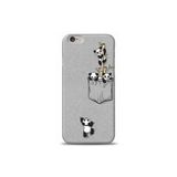 Kılıfland iPhone 6s ile Uyumlu Panda Tasarımlı Telefon Kılıfı, Silikon, Karışık Renk