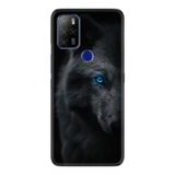 Kılıfland Omix X500 ile Uyumlu Silikon Kılıf, Platinium Series, Desenli, Dark Wolfs, Siyah