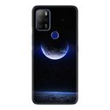 Kılıfland Omix X500 ile Uyumlu Silikon Kılıf, Resimli Desenli, Platinium Series, Midnight Moon, Siyah