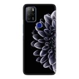 Kılıfland Omix X500 ile Uyumlu Silikon Kılıf, Temperli Cam, Çiçek Deseni, Siyah