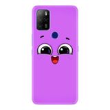 Kılıfland Omix X500 ile Uyumlu Silikon Kılıf, Temperli Cam, Purple Sweety Desen