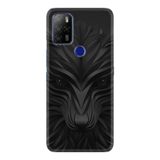 Kılıfland Omix X500 ile Uyumlu Temperli Cam Desenli Silikon Kılıf, Black Fox, Siyah