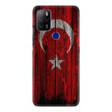 Kılıfland Omix X500 ile Uyumlu Türk Bayrağı Baskılı Silikon Kılıf, Kırmızı
