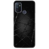 Kılıfland OnePlus Nord N10 ile Uyumlu Silikon Kılıf, Dikenli Tel Desen, Siyah