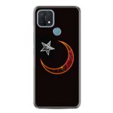 kilifland Oppo A15 A15s ile Uyumlu Kılıf Resimli Desenli Silikon Platinium Series Ay Yıldız 1884