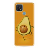kilifland Oppo A15 A15s ile Uyumlu Kılıf Resimli Desenli Silikon Platinium Series Dance Avokado 1878