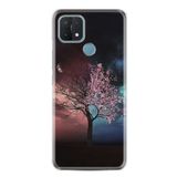kilifland Oppo A15 A15s ile Uyumlu Kılıf Resimli Desenli Silikon Platinium Series Heaven Tree 1859